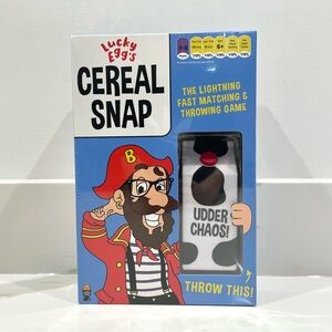 🟣2/$20 NEW Lucky Egg's Cereal Snap The Lightning Fast Matching & Throwing Game